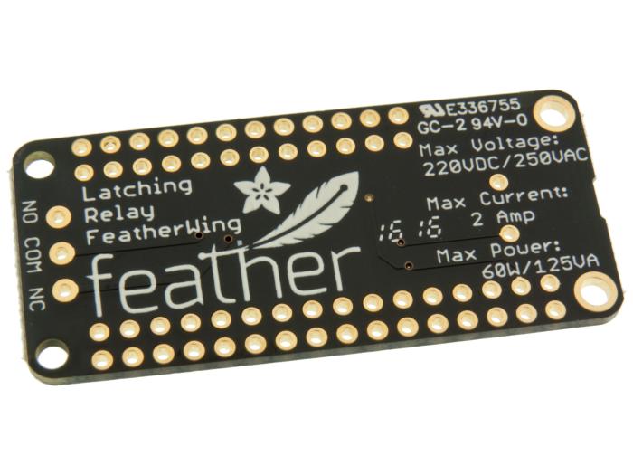 Latching Mini Relay FeatherWing @ electrokit (2 av 3)