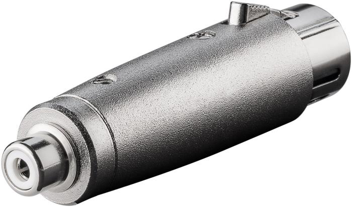 Adapter 3-pol XLR hona till RCA hona @ electrokit (2 av 2)