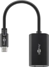 USB-C till DisplayPort-adapter (4K@60Hz) svart @ electrokit
