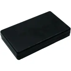 Apparatlåda 120x70x20mm svart @ electrokit