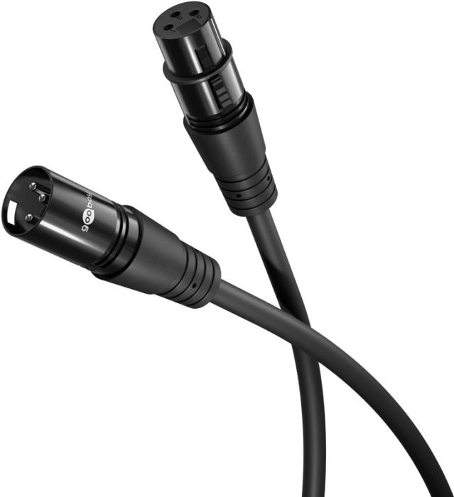 Balanced XLR cable 3-pin male to female 10m @ electrokit (2 of 6)