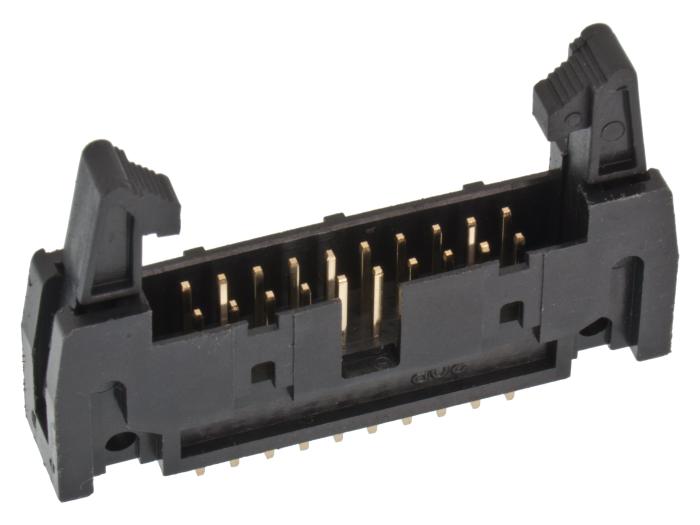 IDC hane PCB 20-pol med lång utkastare 2.54mm @ electrokit (1 av 2)