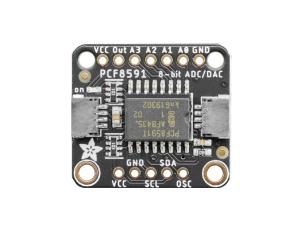 8-bit 1-kanal DAC + 4-kanal ADC med QWIIC @ electrokit