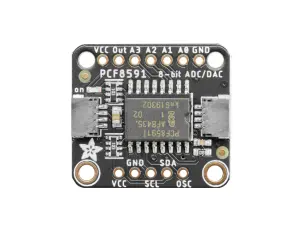 DAC 1-kanal 8-bit + ADC 4-kanal 8-bit - Qwiic @ electrokit