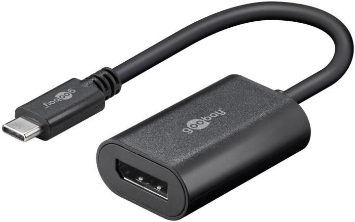 USB-C till DisplayPort-adapter (4K@60Hz) svart @ electrokit (2 av 4)