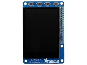PiTFT Plus 320x240px 2.8" TFT med kapacitiv touch @ electrokit