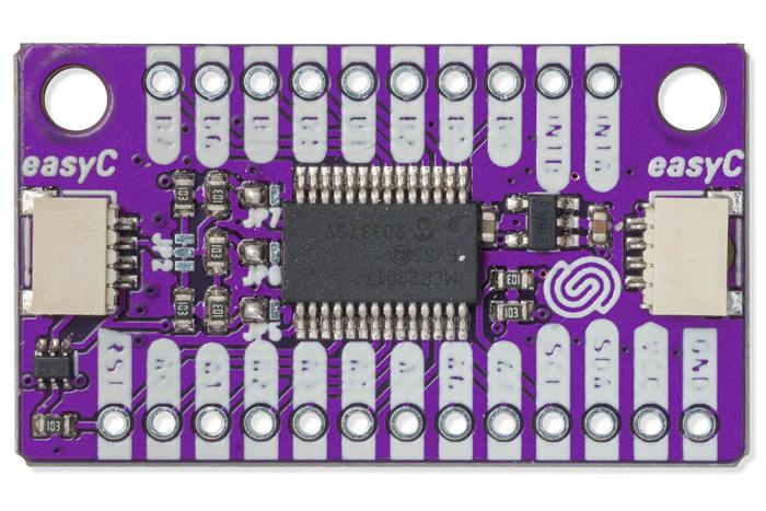 I/O Expander 8 channel IO Expander MCP23017 Breakout - Qwiic @ electrokit (2 of 4)