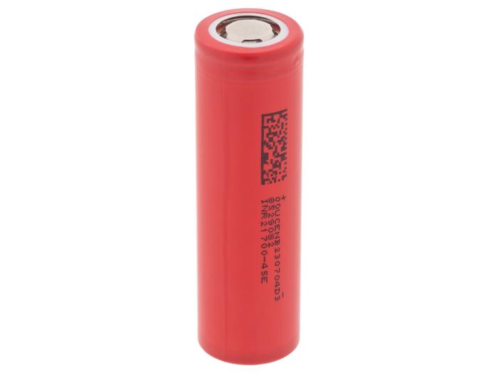 Battery Li-Ion 21700 cell 3.7V 4500mAh @ electrokit (2 of 2)