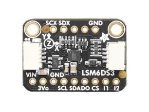 6-axlig IMU r&ouml;relsegivare LSM6DS3TR - Qwiic @ electrokit