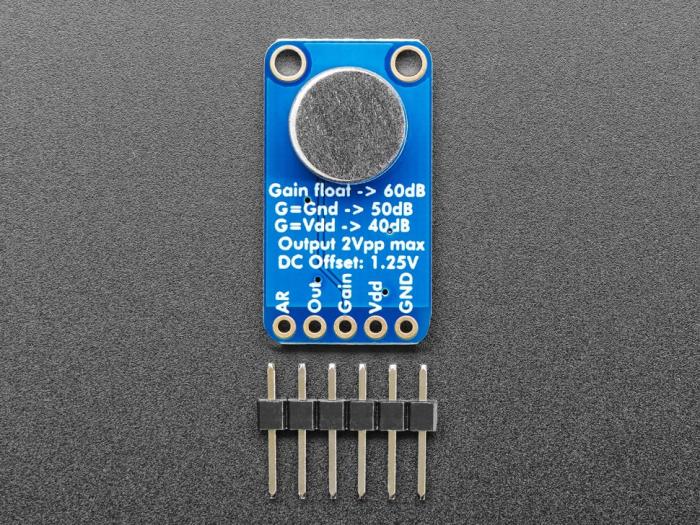 Electret microphone with amplifier and AGC @ electrokit (3 of 5)