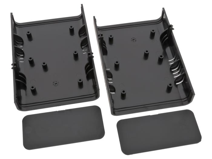 Instrument enclosure 95x135x45mm black @ electrokit (3 of 3)
