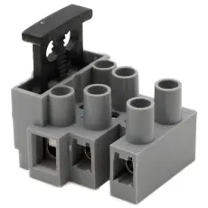 Kopplingsplint 2.5mm² 3-vägs med 5x20mm säkring @ electrokit