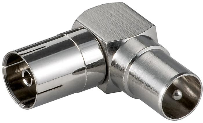 Vinkeladapter IEC hona till hane @ electrokit (1 av 1)