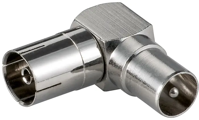 Vinkeladapter IEC hona till hane @ electrokit (1 av 1)