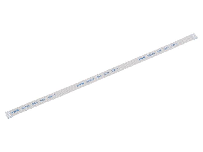 FPC-kabel 10-pol 0.5mm 150mm samma-sida @ electrokit (1 av 1)