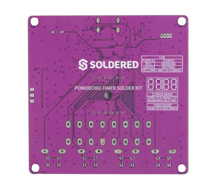 Pomodoro-timer med RP2040 - byggsats @ electrokit (5 av 5)