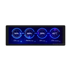 Monitor 7.9" IPS 400x1280px med HDMI @ electrokit