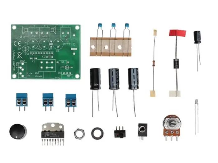 Stereo amplifier 5W - sodering kit @ electrokit (5 of 5)