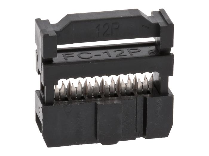 IDC hona kabel 12-pol guld 2.54mm @ electrokit (2 av 2)