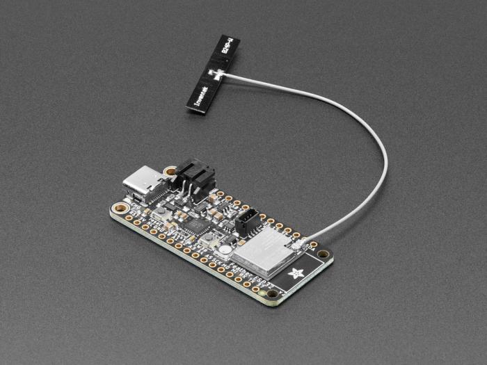 ESP32-PICO-MINI-02U Adafruit Feather V2 with w.FL @ electrokit (7 of 9)