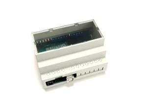 Inbyggnadslåda för Arduino UNO - DIN-skena @ electrokit