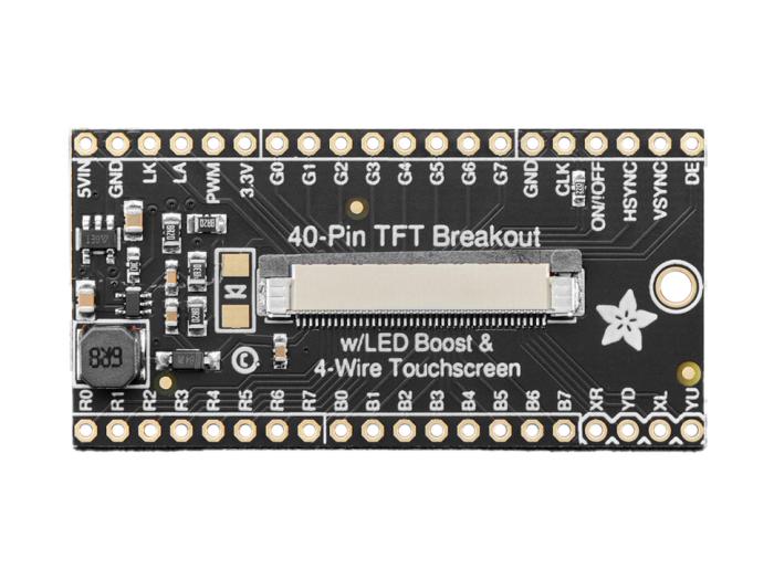 40-pin TFT Friend - FPC Breakout with LED Backlight Driver @ electrokit (1 av 3)