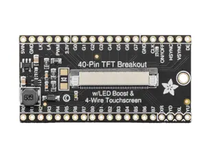 40-pin TFT Friend - FPC Breakout with LED Backlight Driver @ electrokit