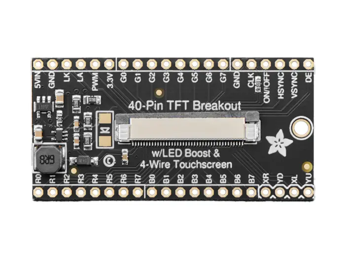 40-pin TFT Friend - FPC Breakout with LED Backlight Driver @ electrokit (1 of 3)
