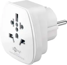 Travel Adapter World to Europe @ electrokit