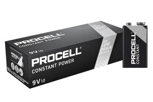 9V 6LR61 alkaliska batterier Duracell 10-pack @ electrokit