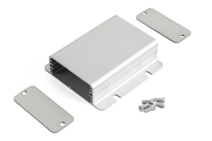 Aluminium enclosure extruded flange 80x54x23mm @ electrokit (2 of 2)