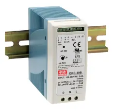 13.8V 40W power supply and UPS for GEL/AGM lead-acid DIN rail @ electrokit