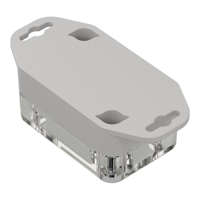 Enclosure 60x40x30mm clear lid ABS IP65 @ electrokit (3 of 3)