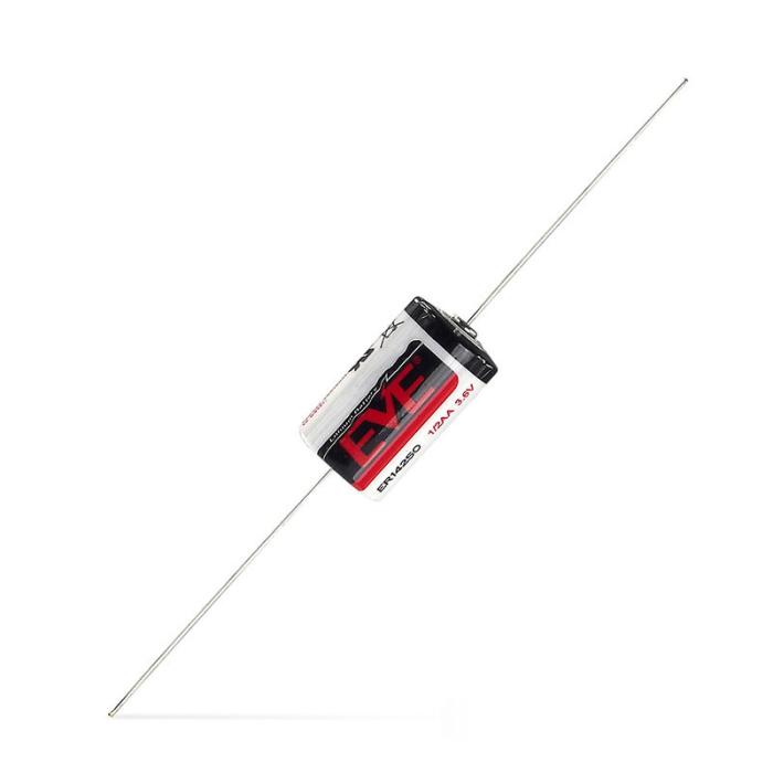 Lithium thionyl chloride 3.6V 1/2 AA axial EVE @ electrokit (1 of 1)