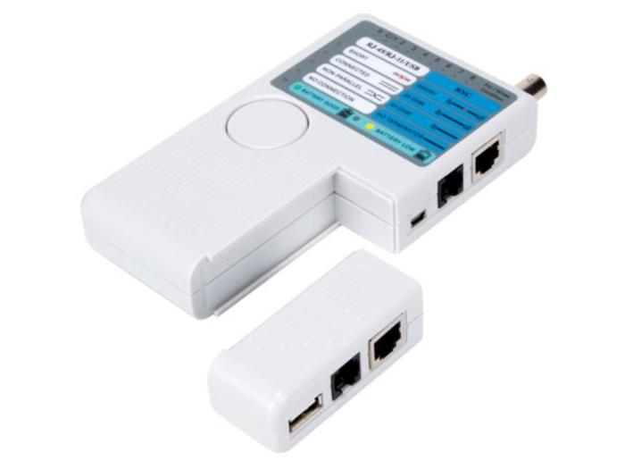 Kabeltestare för nätverkskabel RJ11 RJ12 RJ45 @ electrokit (2 av 2)