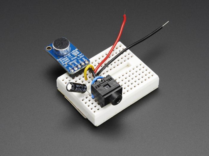 Electret microphone with amplifier and AGC @ electrokit (5 of 5)