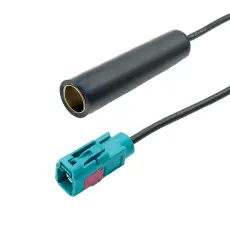 Adapter FAKRA Z hona till DIN hona 0.2m @ electrokit