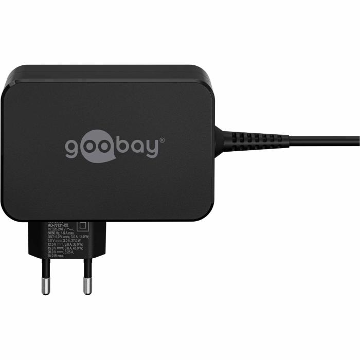 USB-C PD laddare 65W svart laptop @ electrokit (3 av 3)