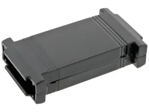 Apparatlåda DB25 tll DB25 svart @ electrokit
