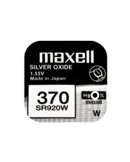 Knappcellsbatteri silveroxid 370 SR920 Maxell @ electrokit
