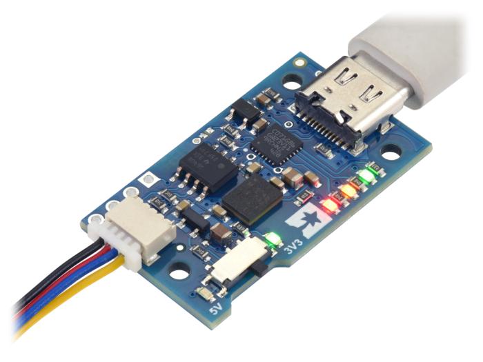 Isolerad USB-C och 3.3V/5V strömförsörjning till I2C - Qwiic @ electrokit (3 av 5)