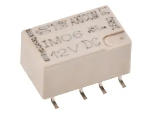 Relä IM06PGR 2-pol växlande 12V 2A SMD @ electrokit