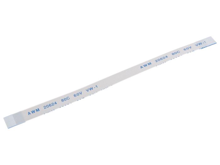 FPC-kabel 10-pol 0.5mm 100mm samma-sida @ electrokit (1 av 1)