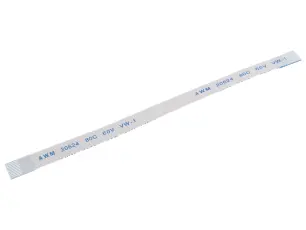 FPC-kabel 10-pol 0.5mm 100mm samma-sida @ electrokit