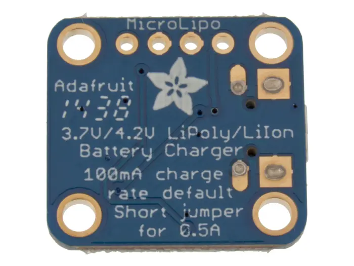 Micro Lipo - Laddare för LiPo/LiIon MicroUSB @ electrokit (3 av 3)
