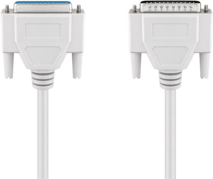 Parallell datakabel DB25 hane till hona 1.8m @ electrokit (1 av 2)