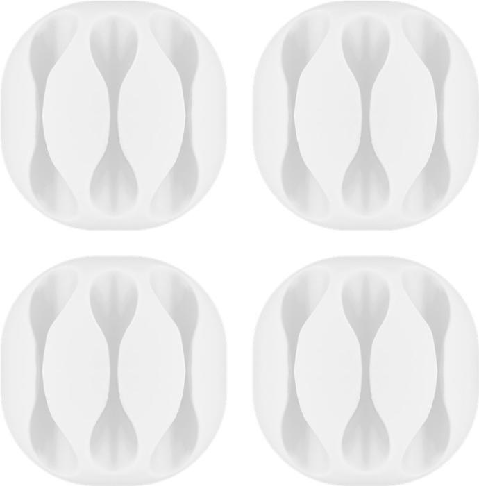 Självhäftande kabelhållare 3x vit 4-pack @ electrokit (4 av 5)