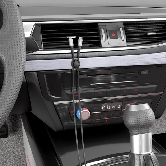Self-adhesive cable holder x2 black 6-pack @ electrokit (6 of 6)