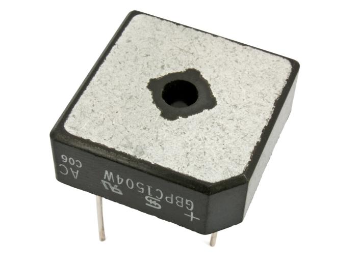 GBPC-1504 GBPC-W 400V 15A @ electrokit (1 av 2)