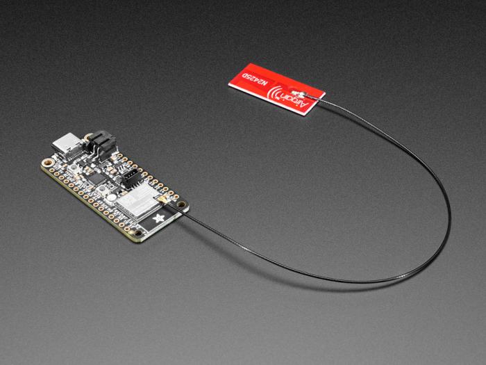 ESP32-PICO-MINI-02U Adafruit Feather V2 with w.FL @ electrokit (9 of 9)